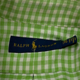 Ralph Lauren Checked Shirt - 2XL Green Cotton