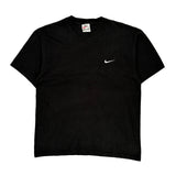 Nike T-Shirt - Medium Black Cotton
