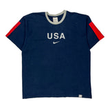 Vintage Usa Nike T-Shirt - XL Blue Cotton