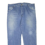 DICKIES Mens Regular Blue Denim Jeans W40 L30 Workwear Zip Closure