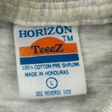 United Way Chad Horizon Single Stitch T-Shirt - Large Grey Cotton