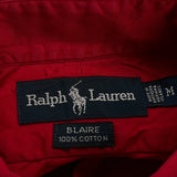 Blaire Ralph Lauren Shirt - Medium Red Cotton