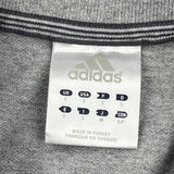 Adidas Polo Shirt - Small Grey Cotton