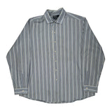 Polo By Ralph Lauren Striped Shirt - 2XL Blue Cotton