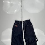 Wu Tag Graphic Carpenter Jeans - 25W 29L Dark Wash Cotton