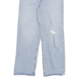 LEVI'S Big E Womens Blue Regular Straight Denim Cotton Blend Light W28 L27