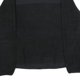 THE NORTH FACE Womens Black Fleece Zip Jacket L Polyester Blend Outdoor Warm