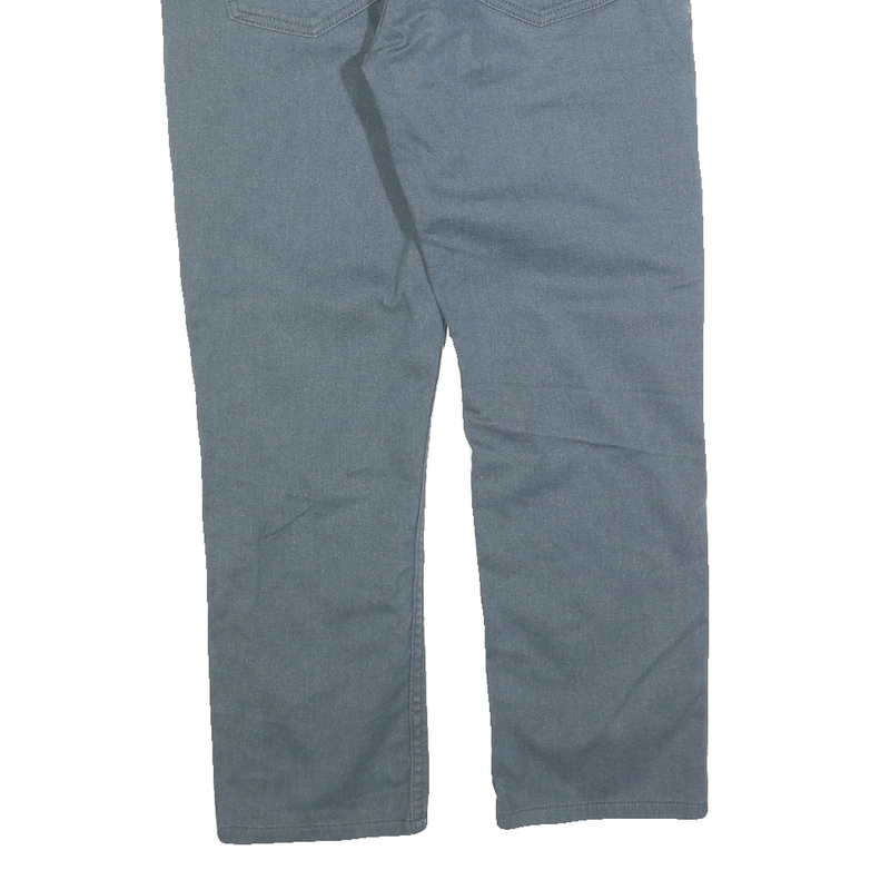 LEVI'S Mens Denim Blue Slim Straight Trousers W32 L25 Cotton Blend Casual Wear