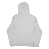 CHAMPION Mens Grey Pullover Hoodie XL Cotton Blend Casual Sportswear Sweatshirt