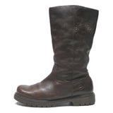 PANAMA JACK Womens Leather Ankle Boots Brown UK 7 Comfortable Stylish