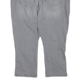 LEE Womens Slim Blue Cotton Blend Denim Jeans W34 L29 Button Detail