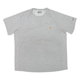CARHARTT Mens Grey & Orange Workwear Pocket T-Shirt XL Short Sleeve Crew Neck