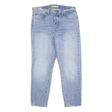 LEVI'S Wedgie Big E Womens Jeans Blue Regular Straight Denim Light W30 L26