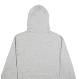 ADIDAS Mens Grey Pullover Hoodie M Cotton Blend Casual Sportswear Sweatshirt