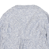 SCERVINO Womens Blue Cotton Blend Jacket S Woven Plain Stylish Elegant