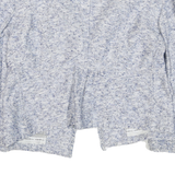 SCERVINO Womens Blue Cotton Blend Jacket S Woven Plain Stylish Elegant