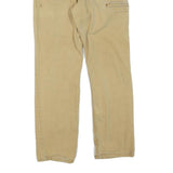 CARHARTT Mens Cotton Blend Beige Regular Fit Straight Leg Trousers W32 L32