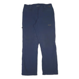 JACK WOLFSKIN Womens Polyester Blend Navy Blue Regular Fit Straight Leg Trousers