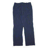JACK WOLFSKIN Womens Polyester Blend Navy Blue Regular Fit Straight Leg Trousers