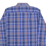TOMMY HILFIGER Mens Blue & Red Check Shirt L Classic Fit Button-Down Collar