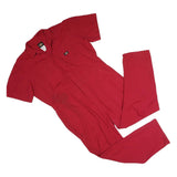 DICKIES Mens Red Short Sleeve Cotton Blend Dungarees XL W44 L30 Classic Workwear