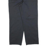 DICKIES Mens Cotton Blend Black Relaxed Straight Trousers W40 L30 Workwear