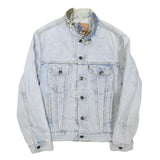 LEVI'S Mens Blue Denim Button Jacket S Cotton Blend Vintage Casual