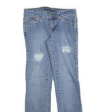 DKNY Womens Jeans Blue Slim Straight Denim Medium W28 L30 Stylish Casual