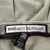 Ecko Unltd Cargo Shorts - 36W 12L Khaki Cotton