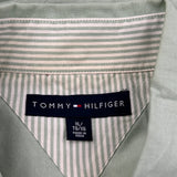 Tommy Hilfiger Short Sleeve Shirt - XL Green Cotton