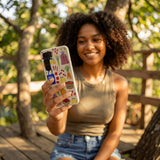 London Fog Market Finds Samsung Galaxy S25 Case - Lifestyle photo showing phone case in use