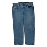 501 Levis Jeans - 32W 26L Blue Cotton