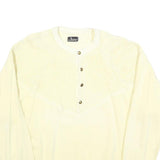 DRIVER Womens Cream Sweatshirt Crew Neck M Cotton Blend Pullover