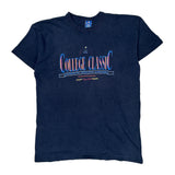Authentic Athletic Apparel Champion Single Stitch T-Shirt - 2XL Blue Cotton