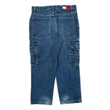 Tommy Jeans Cargo Trousers - 36W 30L Blue Denim