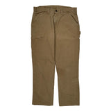 Carhartt Carpenter Pants - No Sizew 34L Brown Cotton