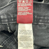 Tommy Hilfiger Denim Wide Leg Carpenter Pants - 37W 30L Black Cotton