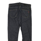 DIESEL Womens Slim Fit Blue Denim Jeans W33 L26 Zip Cotton Blend Plain