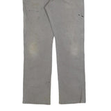 DICKIES Mens Jeans Grey Relaxed Straight Denim Medium W32 L32 Workwear Zip