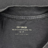 Cotton-On Graphic T-Shirt - Small Black Cotton
