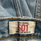 501 Levis Jeans - 32W 31L Blue Denim