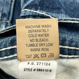 Bke Jeans - 36W 32L Dark Wash Cotton