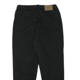 CALVIN KLEIN JEANS Mens Black Relaxed Straight Denim W32 L27 Casual Zip