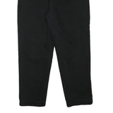 CALVIN KLEIN JEANS Mens Black Relaxed Straight Denim W32 L27 Casual Zip
