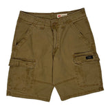 Wrangler Cargo Shorts - 30W 10L Brown Cotton