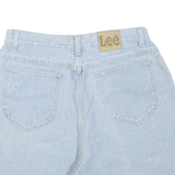 LEE Womens Shorts Blue Casual Denim L W32 Classic Fit Cotton Blend
