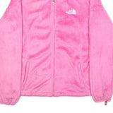 THE NORTH FACE Womens Pink Fleece Jacket XL Polyester Zip Casual Outdoor Warm