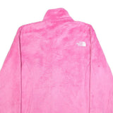 THE NORTH FACE Womens Pink Fleece Jacket XL Polyester Zip Casual Outdoor Warm