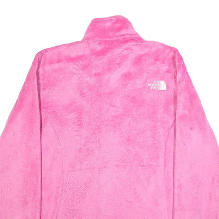 THE NORTH FACE Womens Pink Fleece Jacket XL Polyester Zip Casual Outdoor Warm