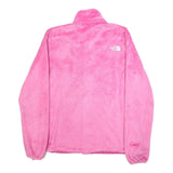 THE NORTH FACE Womens Pink Fleece Jacket XL Polyester Zip Casual Outdoor Warm